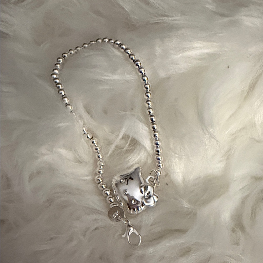 Hello Kitty sterling silver bracelet
